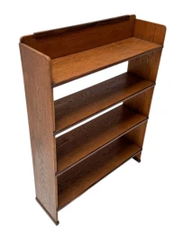 Art Deco Modernist Open Bookcase by P.E.L. Izeren for De Genneper Molen, 1920s